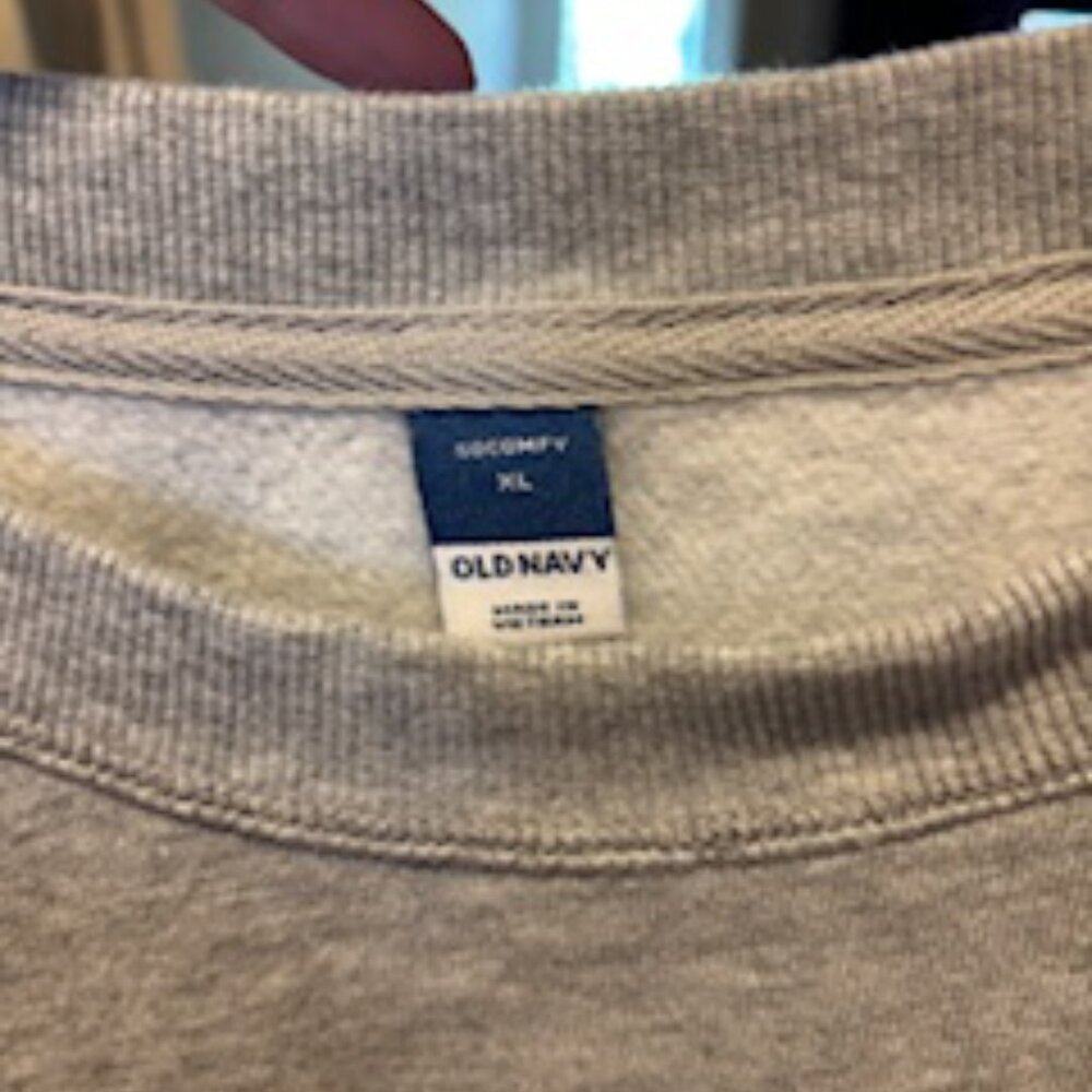 SoComfy Oversized Tunic Sweatshirt - Gray XL - Picture 2 of 5